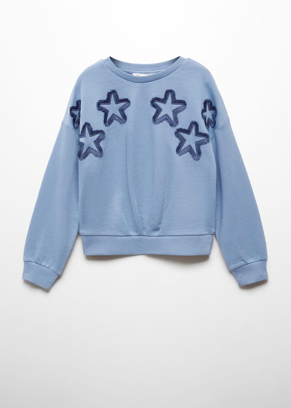 Star sweatshirt offers at S$ 49.9 in Mango Kids
