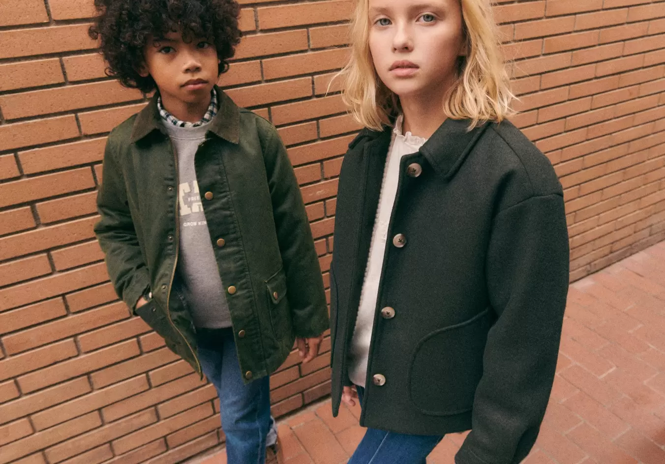 Handmade coat offers at S$ 89.9 in Mango Kids