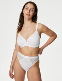 3pk Cotton High Waisted High Leg Knickers offers at S$ 32.9 in Marks & Spencer
