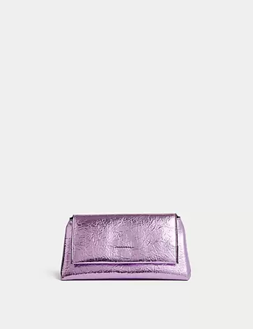 Metallic Clutch Bag offers at S$ 65.9 in Marks & Spencer