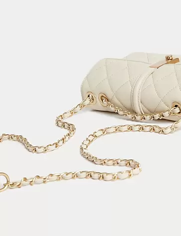 Quilted Chain Strap Cross Body Shoulder Bag offers at S$ 79.9 in Marks & Spencer