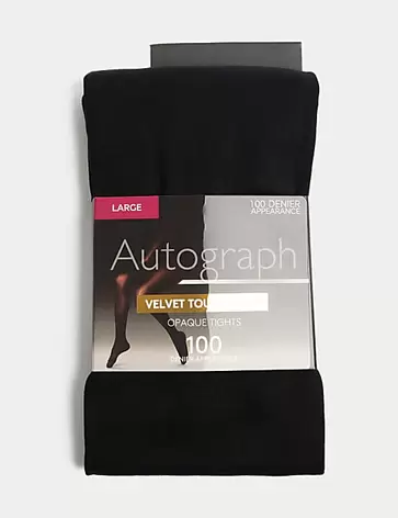 100 Denier Velvet Touch Luxe Tights offers at S$ 25.9 in Marks & Spencer