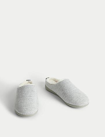 Mule Slippers with Secret Support offers at S$ 45.9 in Marks & Spencer