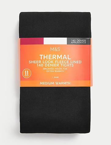 140 Denier Thermal Sheer Fleece Tights offers at S$ 35.9 in Marks & Spencer