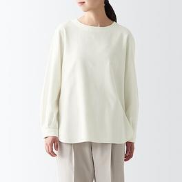 Double-brushed flannel L/S blouse offers at S$ 29 in MUJI