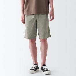 Washed Broad short pants offers at S$ 19.9 in MUJI