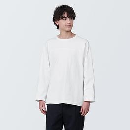 Men's Heavy weight jersey wide-fit football T-shirt offers at S$ 39.9 in MUJI