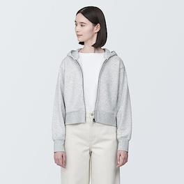 Women's Sweatshirts Zip up hoody offers at S$ 29.9 in MUJI
