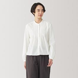 Women's Cotton veil L/S blouse offers at S$ 29 in MUJI