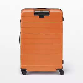 Free adjustable handle Hard carry-on suitcase (105L) offers at S$ 399 in MUJI