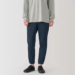 M's Super stretch denim jogger pants Dark navy(OS) offers at S$ 49 in MUJI