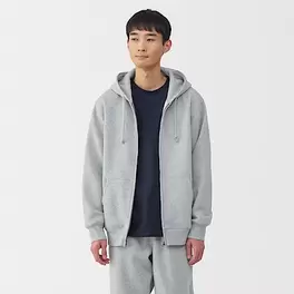 M's Sweat zip up hoodie offers at S$ 29.9 in MUJI